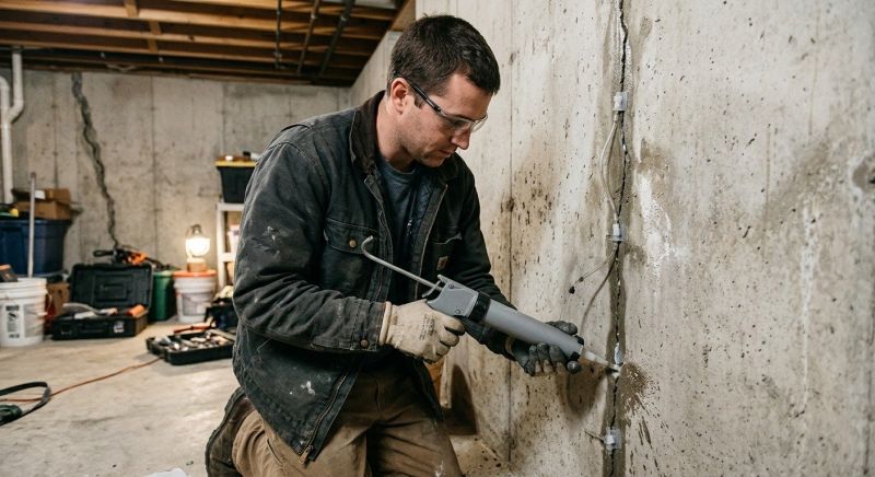 Basement Crack Repair in Lacey, WA