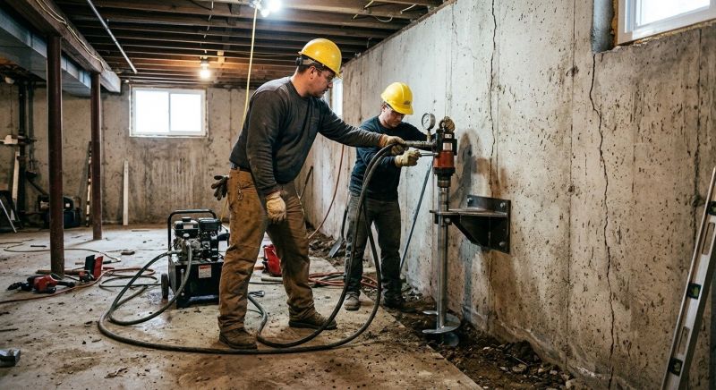 Basement Stabilization in Lacey, WA
