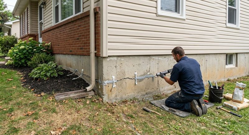 Cracked Foundation Repair in Centralia, WA