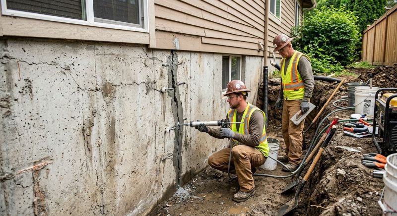 Cracked Foundation Repair in Centralia, WA