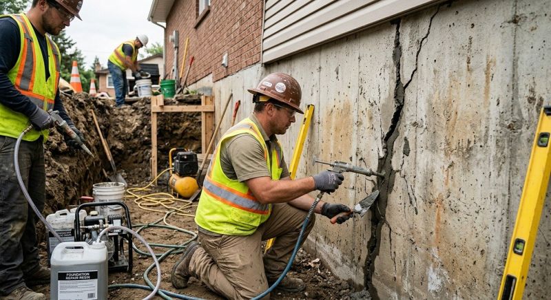 Cracked Foundation Repair in Tacoma, WA