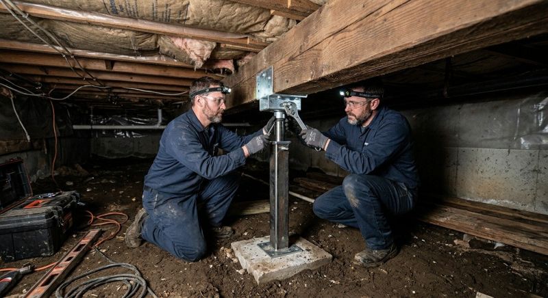 Crawl Space Leveling in Lacey, WA