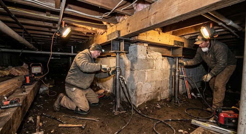 Crawlspace Foundation Repair in Lewis County, WA
