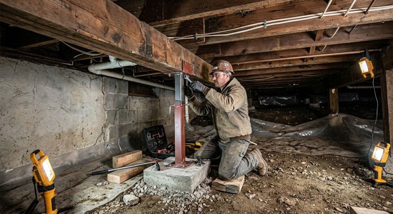 Crawlspace Foundation Repair in Steilacoom, WA