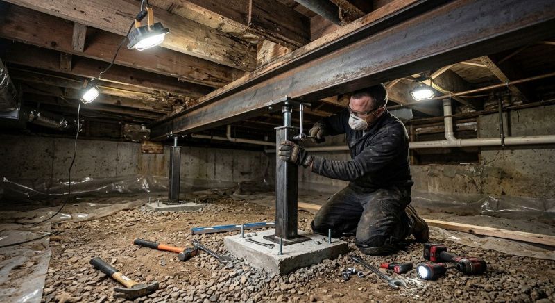 Crawlspace Structural Repair in Lacey, WA