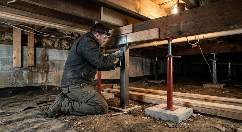 Crawlspace Structural Repair in Lacey, WA