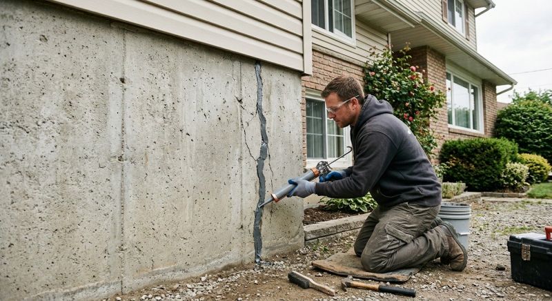 Foundation Crack Sealing in Lacey, WA