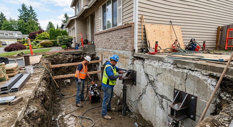 Foundation Damage Repair in Olympia, WA