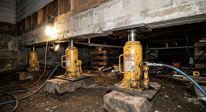Foundation Jacking in Centralia, WA