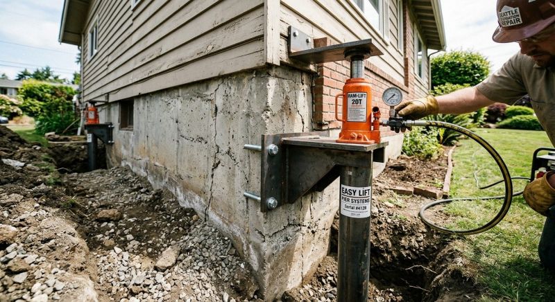 Foundation Lifting in Rochester, WA