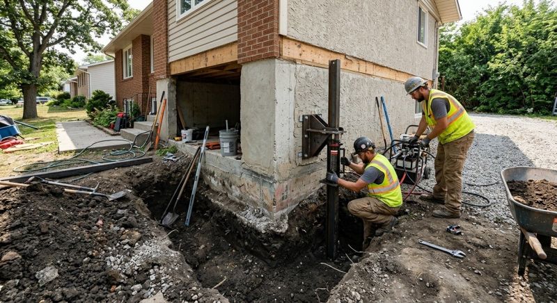Foundation Pier Repair in Lacey, WA