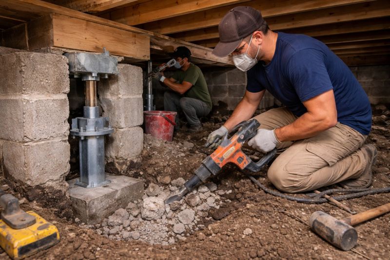 Foundation Pier Repair in Lacey, WA