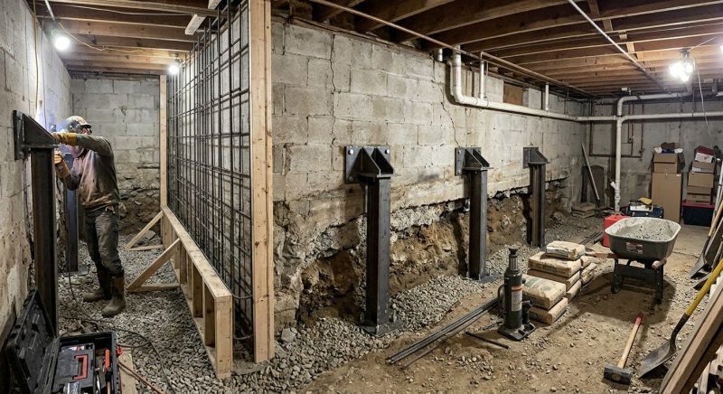 Foundation Stabilizing in Rochester, WA