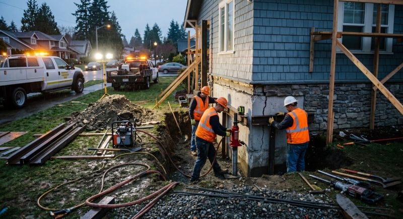 Foundation Stabilizing in Yelm, WA