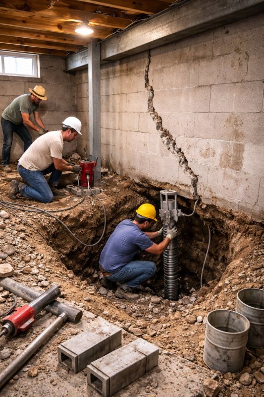 Foundation Structural Repair in Lewis County, WA