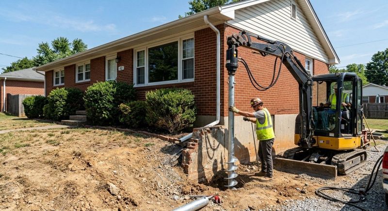 Helical Pile Installation in Lacey, WA