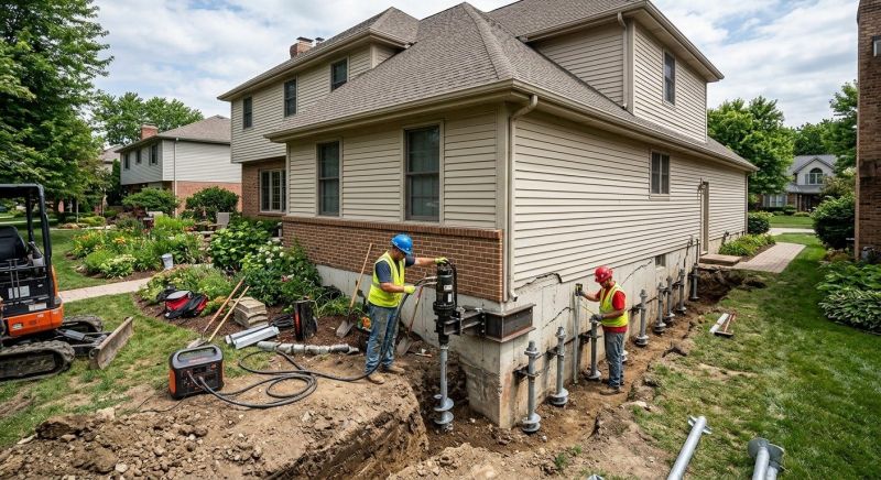Helical Pile Installation in Lacey, WA