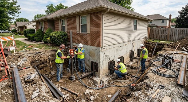 House Foundation Repair in Roy, WA