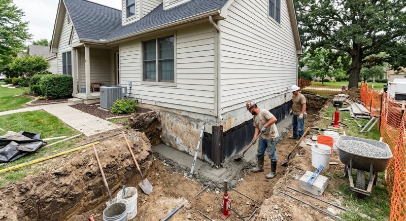 House Foundation Repair in Steilacoom, WA