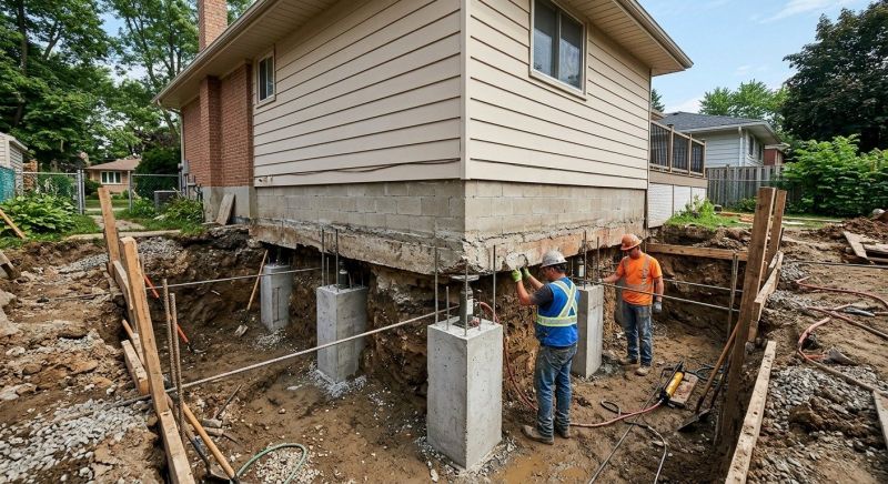 House Underpinning in Lacey, WA