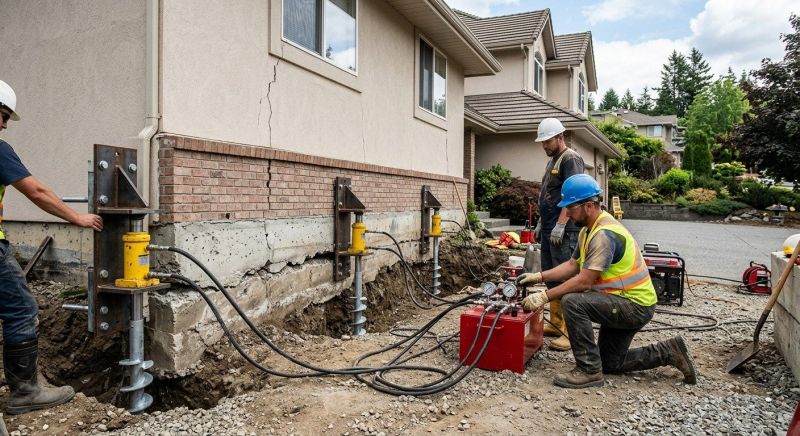 Sinking Foundation Lifting in Lacey, WA