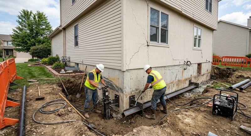 Sinking Foundation Repair in Graham, WA