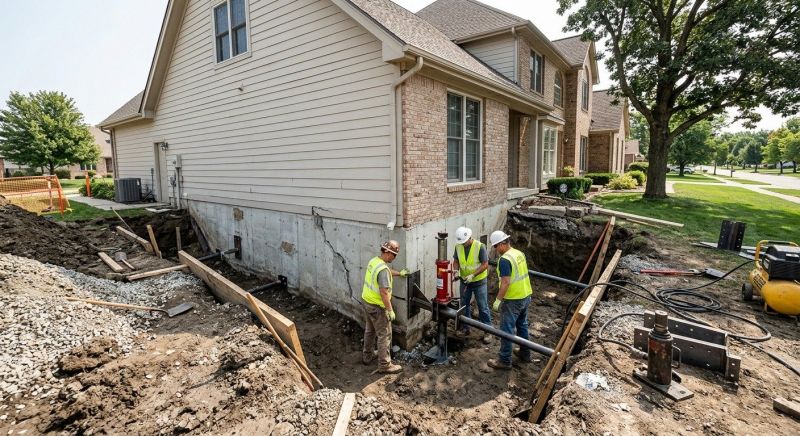 Sinking Foundation Repair in Lakewood, WA