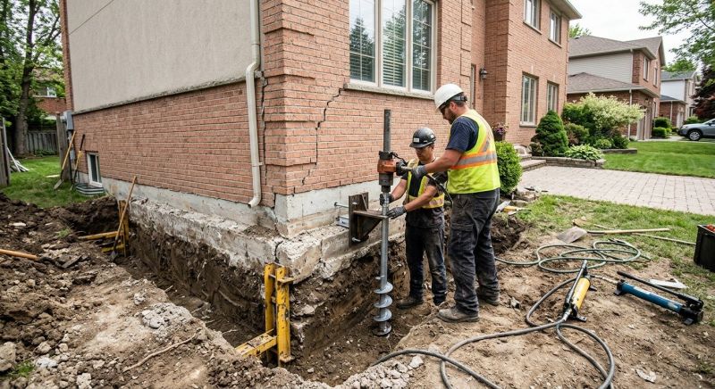 Sinking Foundation Repair in Lewis County, WA