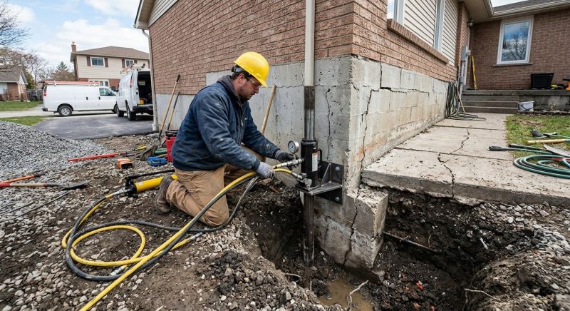 Sinking Foundation Repair in Lacey, WA