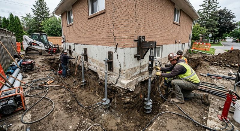 Sinking Foundation Repair in Mccleary, WA