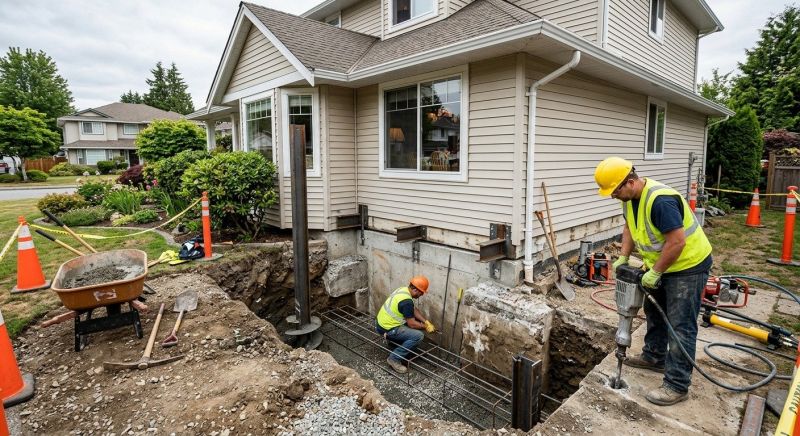 Structural Foundation Repair in Gig Harbor, WA