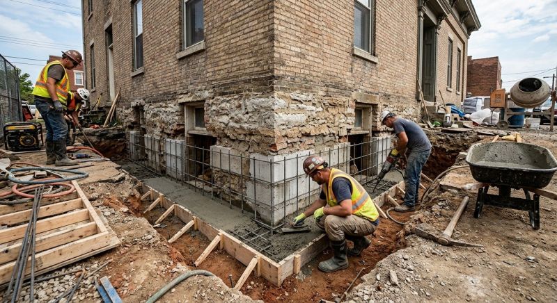 Underpinning Repair in Lacey, WA